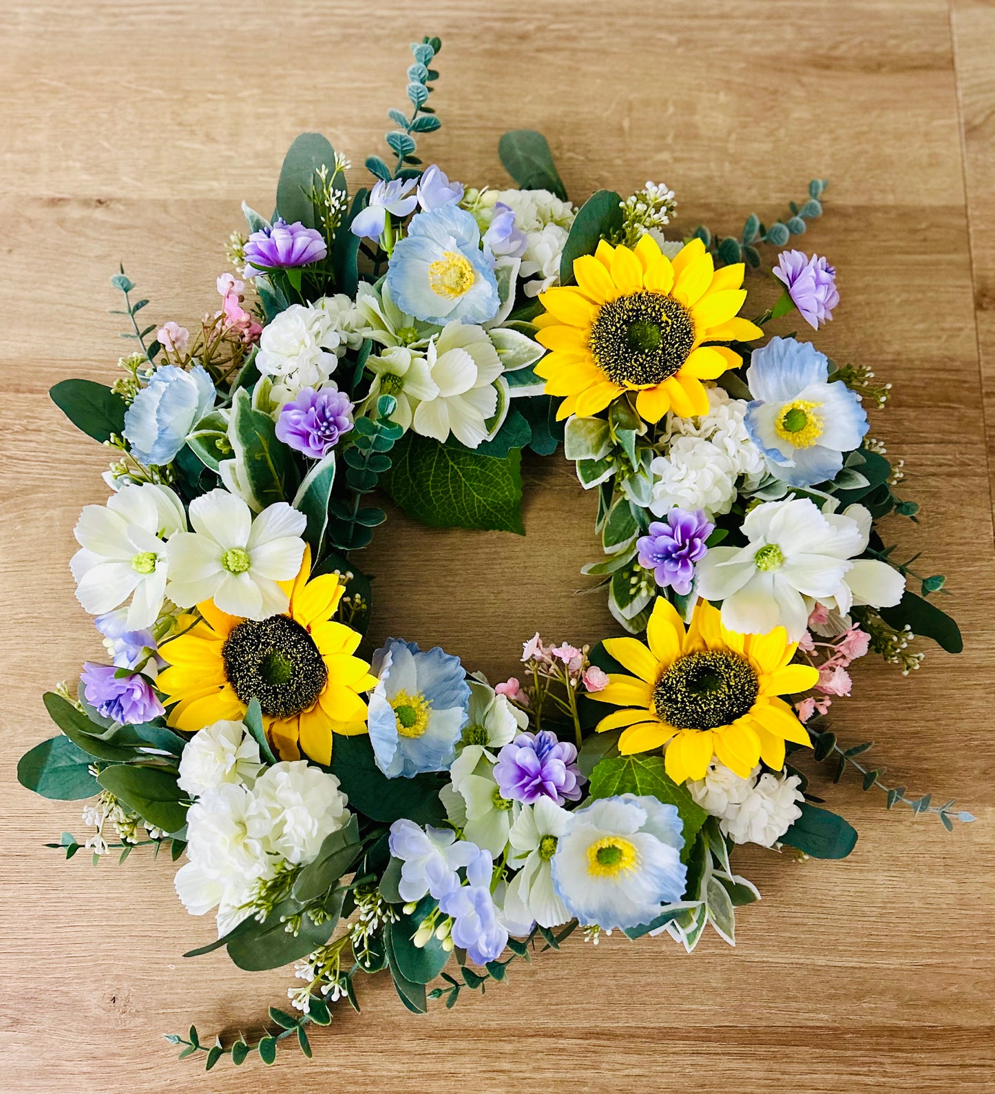 Sunflower & Wildflower Wreath