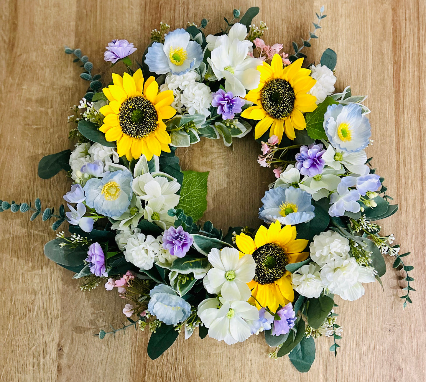 Sunflower & Wildflower Wreath