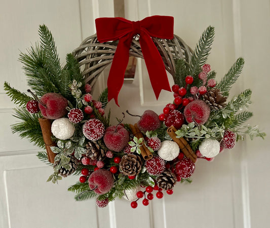 Apple & cinnamon wreath