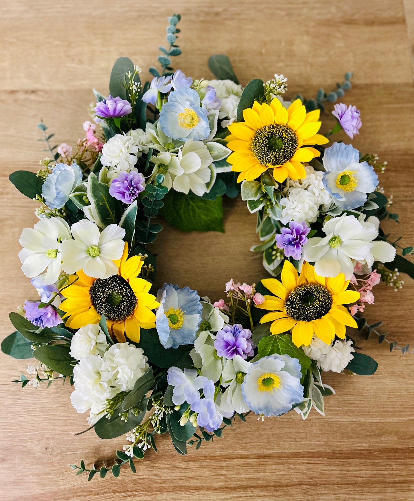 Sunflower & Wildflower Wreath