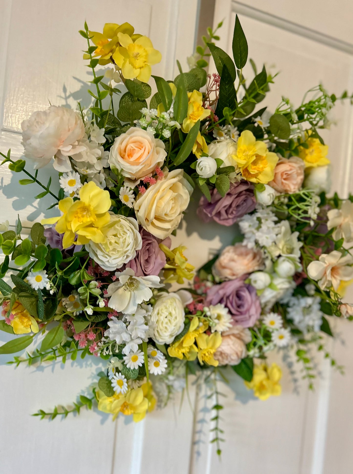 Spring Garden Floral Wreath