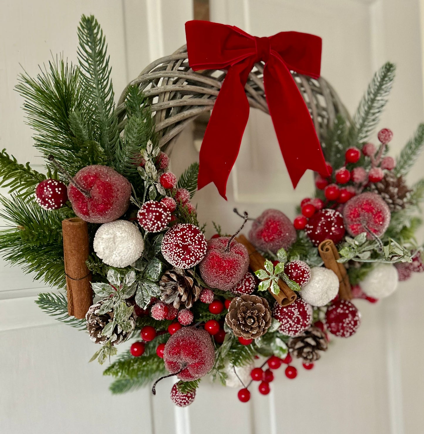 Apple & cinnamon wreath