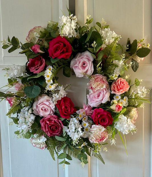 Romantic Rose Garden Wreath