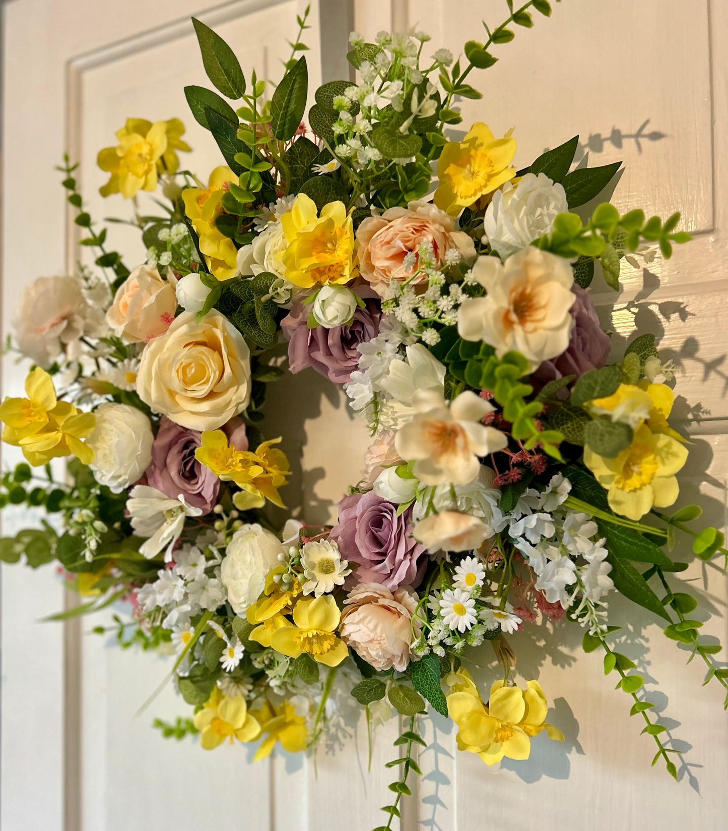 Spring Garden Floral Wreath