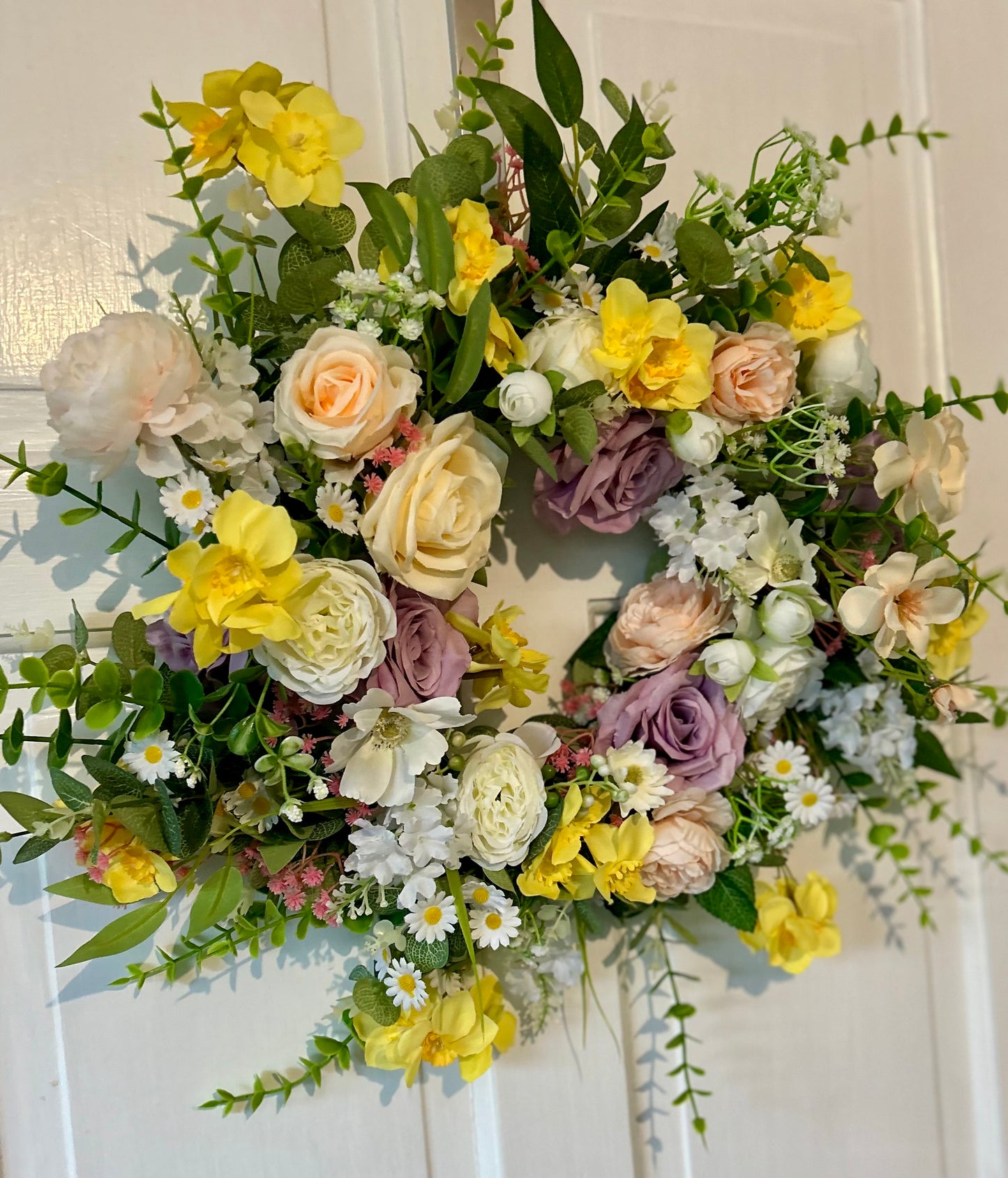 Spring Garden Floral Wreath