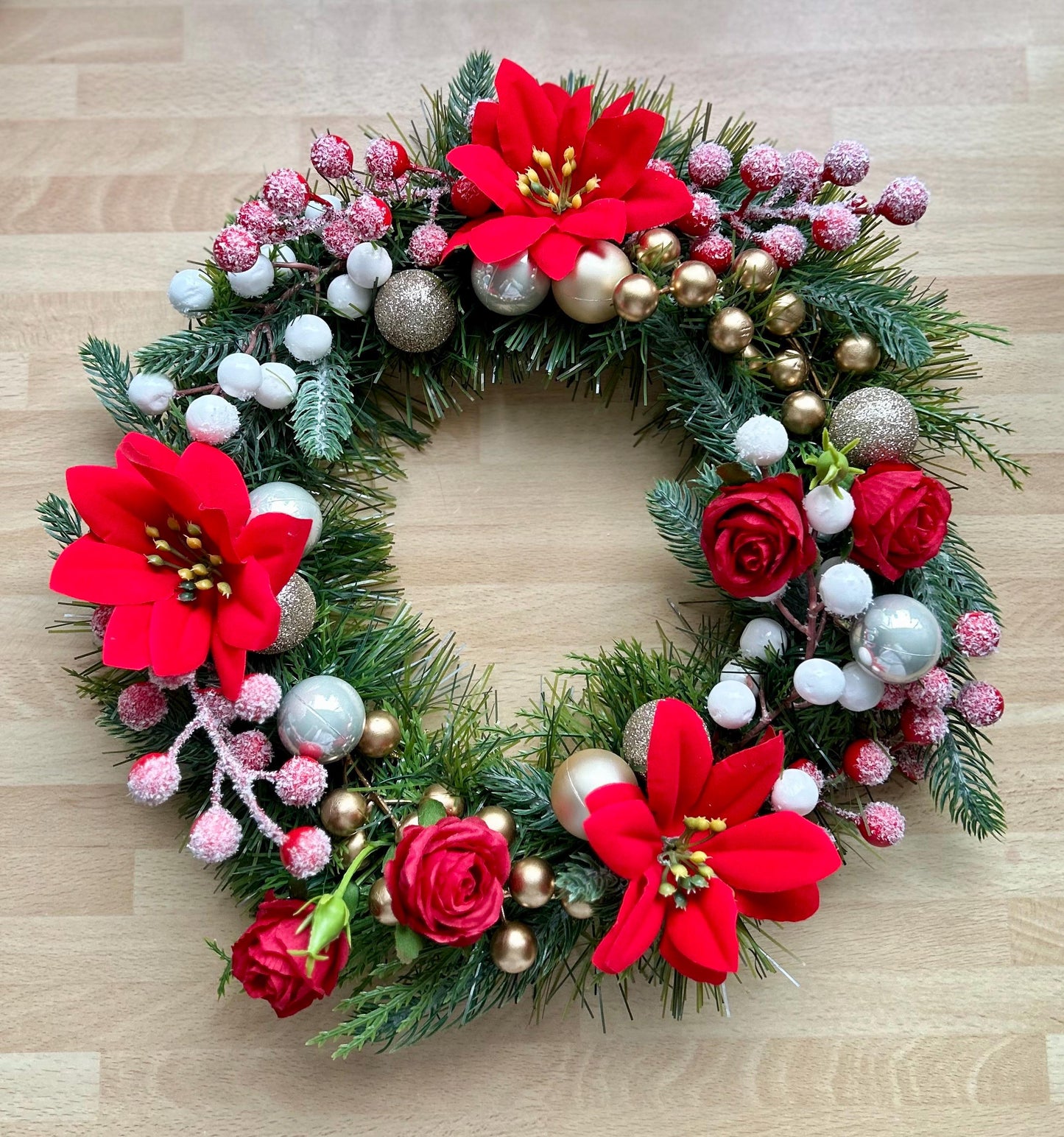 Bespoke handcrafted Artificial Christmas Wreath